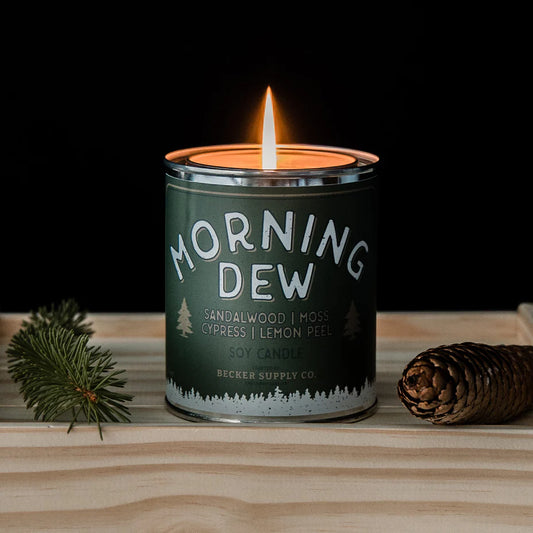 Becker Supply Morning Dew Candle Half Pint