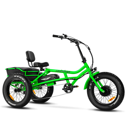 ARISETAN II M-360 2024 World's FIRST Semi-Recumbent Electric Trike| Rear Motor