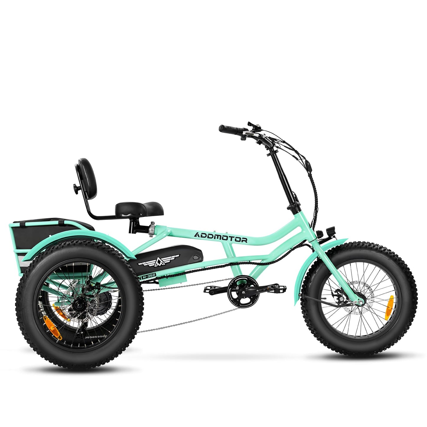 ARISETAN II M-360 2024 World's FIRST Semi-Recumbent Electric Trike| Rear Motor