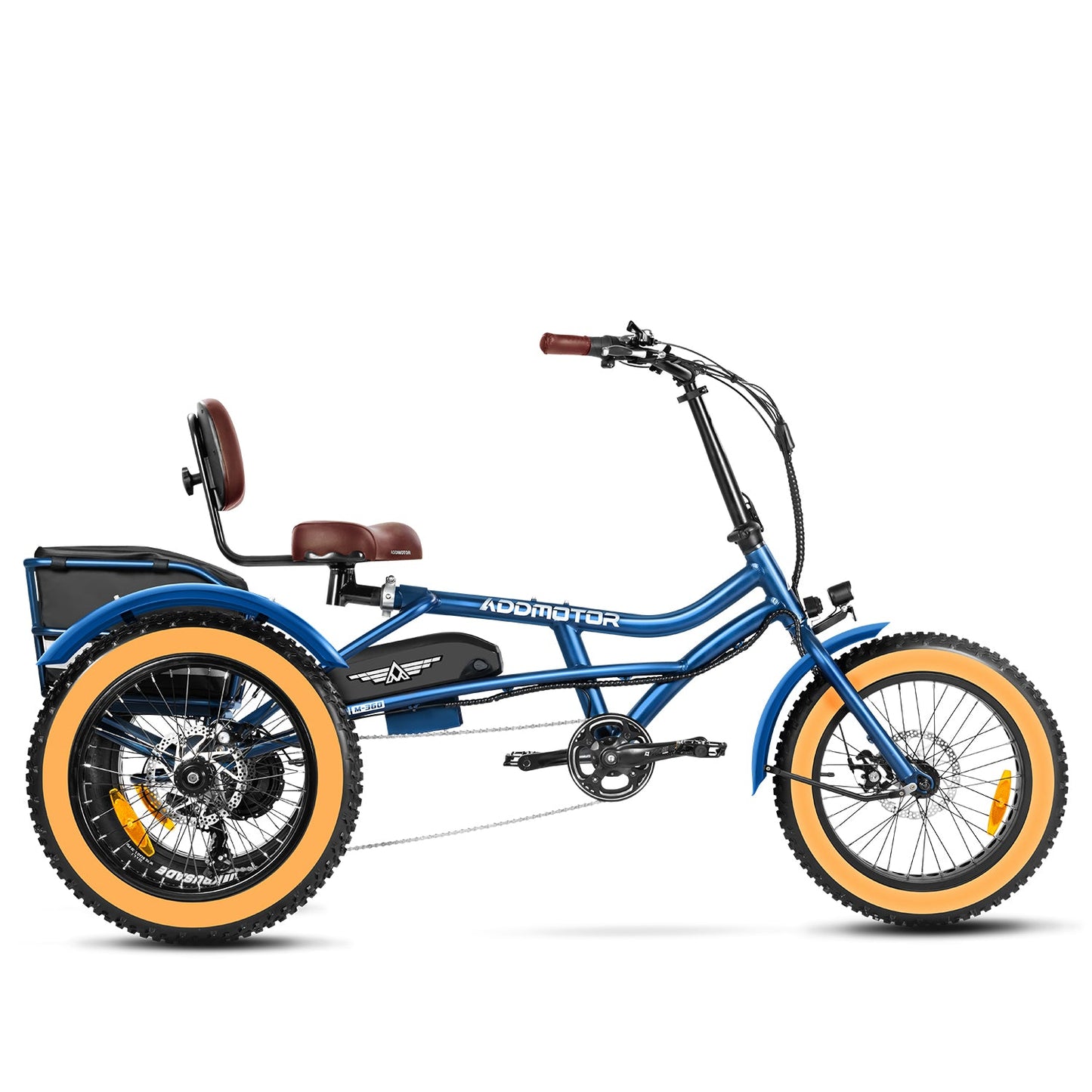 ARISETAN II M-360 2024 World's FIRST Semi-Recumbent Electric Trike| Rear Motor