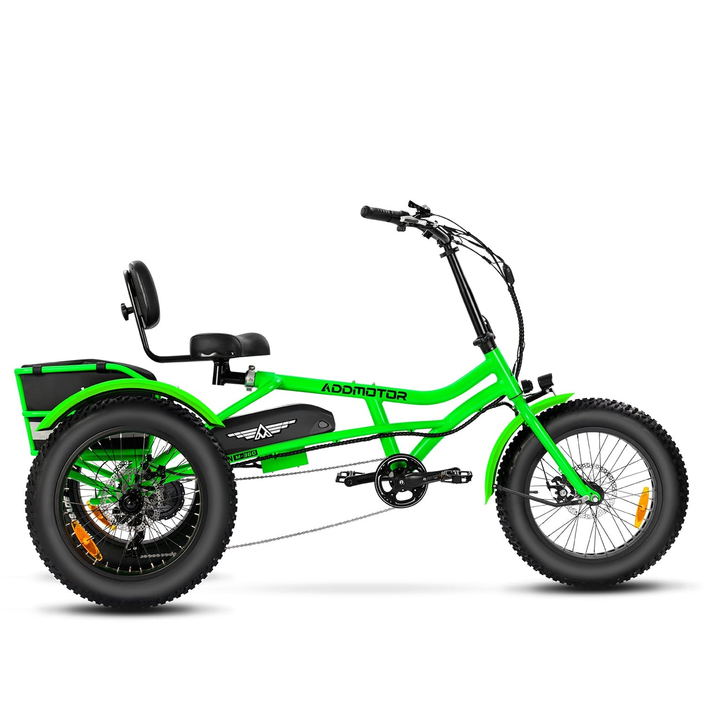 ARISETAN II M-360 2024 World's FIRST Semi-Recumbent Electric Trike| Rear Motor
