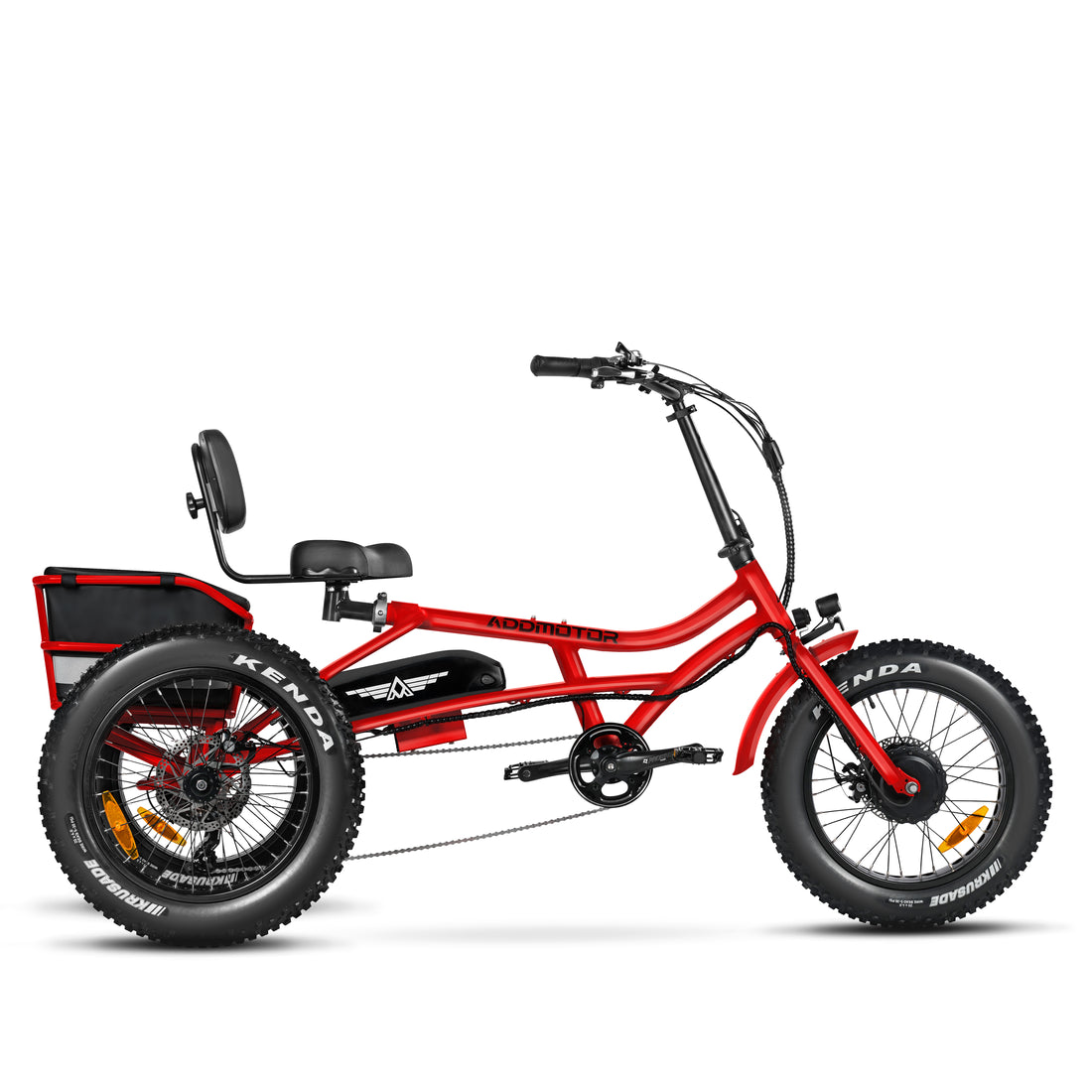 ARISETAN II M-360 2024 World's FIRST Semi-Recumbent Electric Trike| Rear Motor