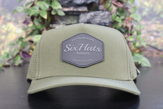 SIX Hat Supply Square Badge