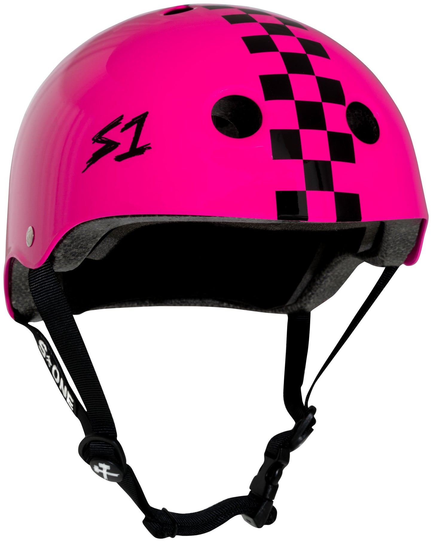 S1 Lifer Helmet Medium Gloss Pink/Checkers