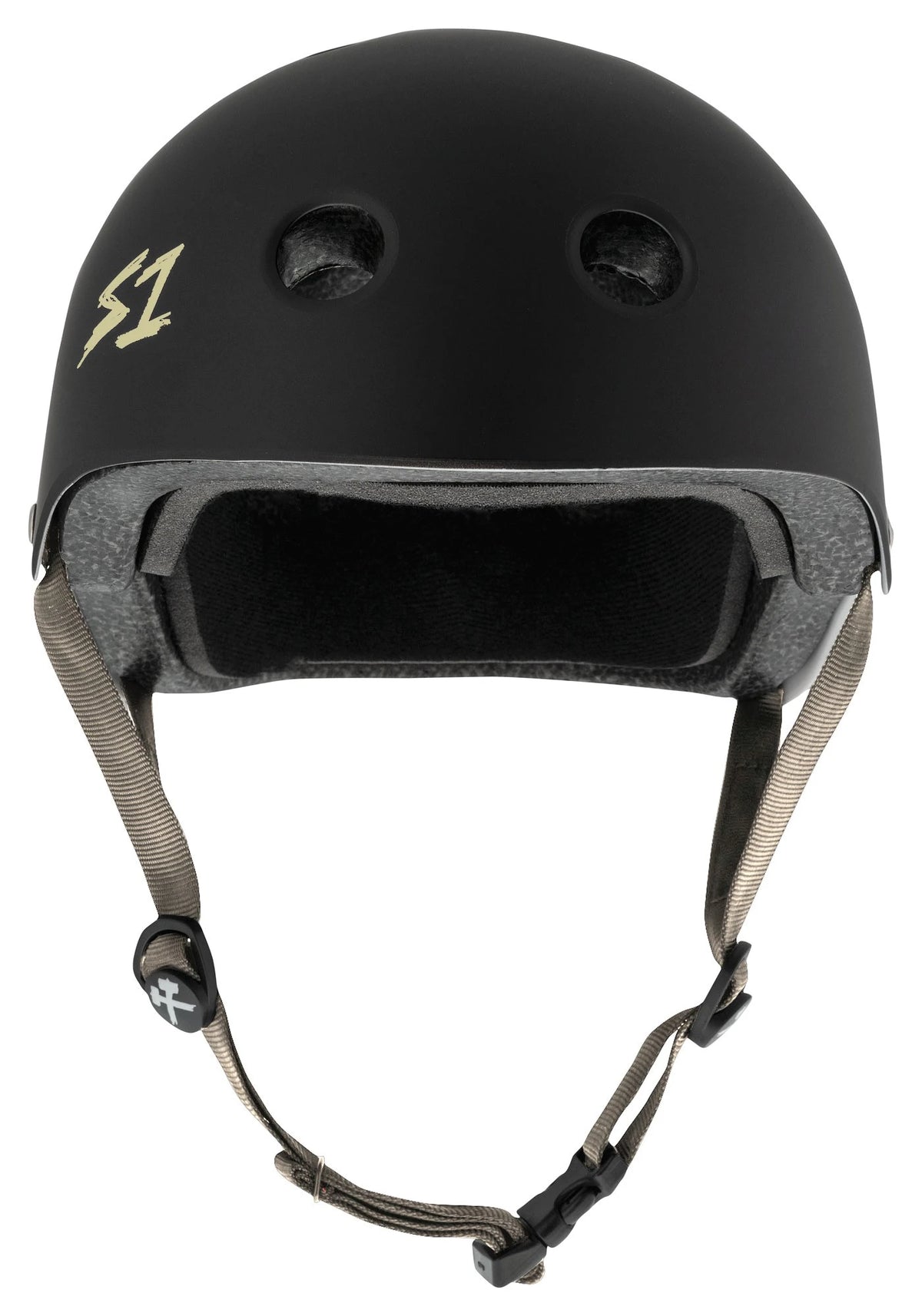 S1 Lifer Helmet - Black Matte w/ Tan Straps